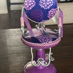 Doll Salon Chair For 18 Inch Doll
