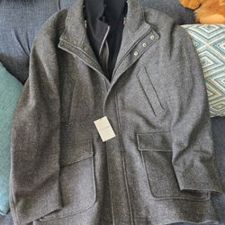 Cole Haan Men's Wool Coat NEW 