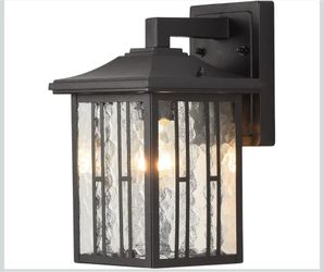 Outdoor Wall Light - Black - New In Box