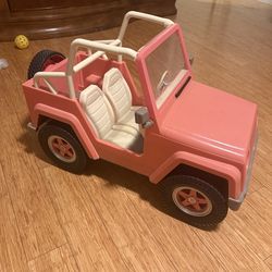 Our generation American Girl doll jeep