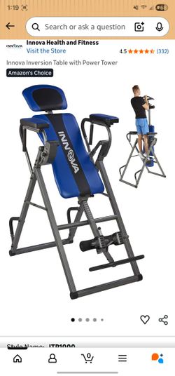 Innova Inversion Table with Power Tower