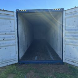 40’ Hc Shipping Container Blue 