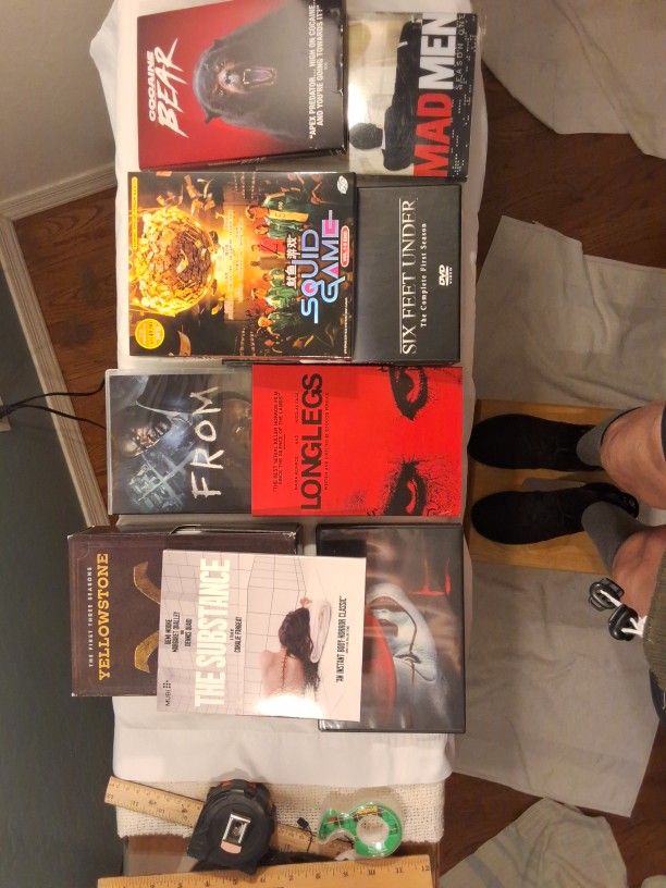 LOT OF 9 Movies/Series On DVD (Price Is For All 9)