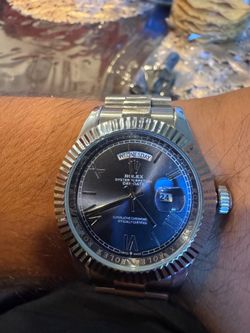 Blue Rolex  Day-Date