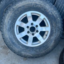 Titan Rim 17 And On Tire LT 285/70R17 Used 