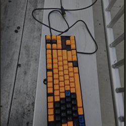 Orange & Black Mechanical Keyboard 