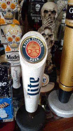 Miller lite small tap handle for kegerator