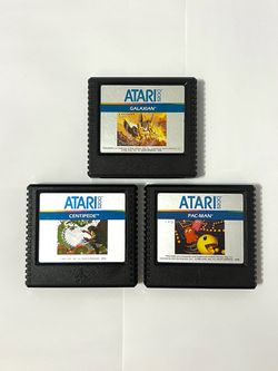 Lot of 3 Atari 5200 Games Galaxian Centipede PAC-MAN Good Condition & Tested