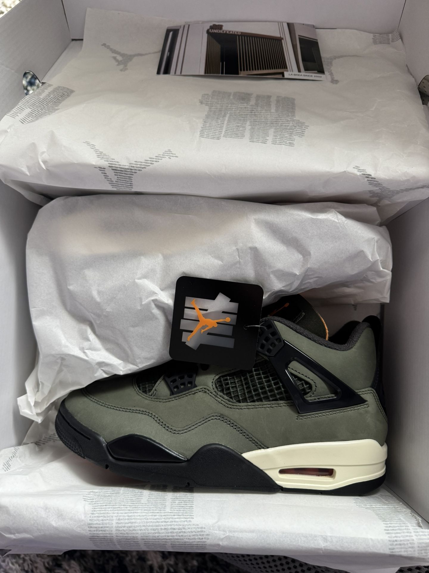 Jordan 4 Undefeated Size 7.5