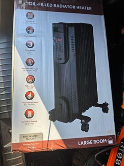 Oil-Filled Radiator Heater for Large Rooms