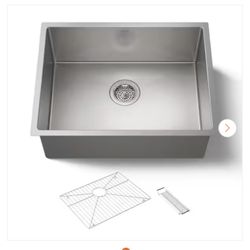 kohler strive® 24" undermount single-bowl kitchen sink