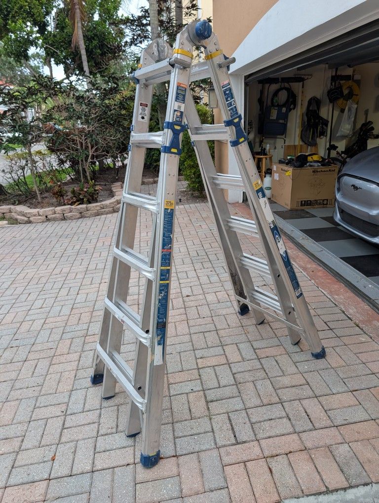 Werner Little Giant Type Ladder 15 Foot Step Ladder Or 25 Foot Extension
