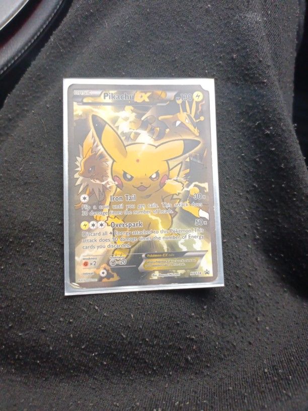 Pikachu Ex Card