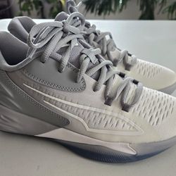 Silver Puma Shoes Size 6