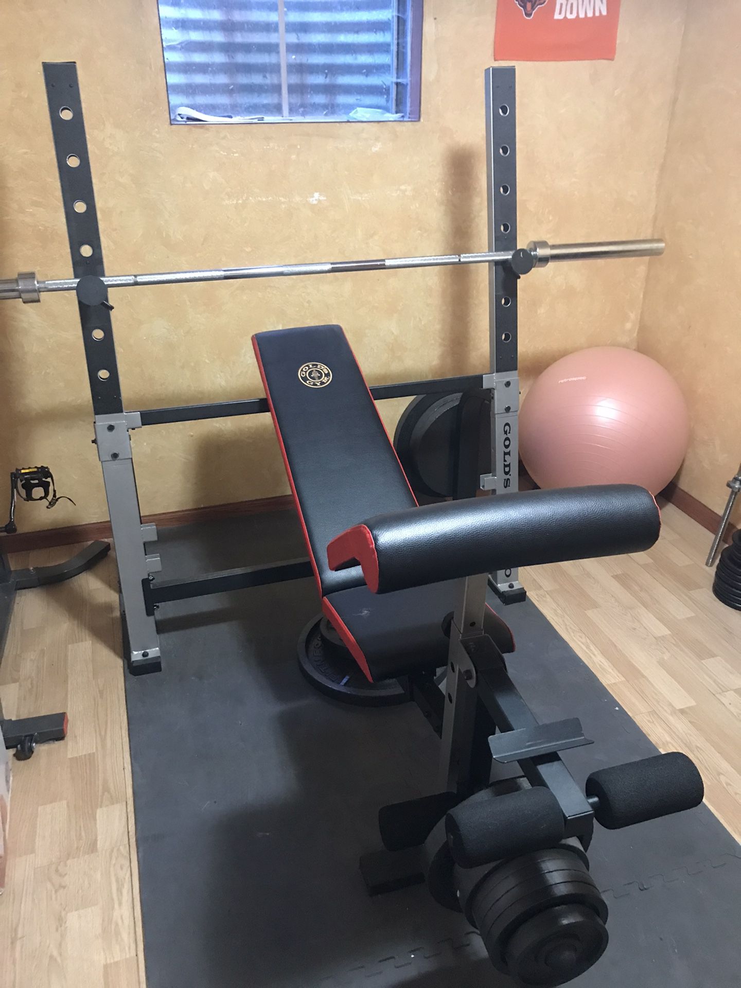 Golds Gym Weight Bench & Rack