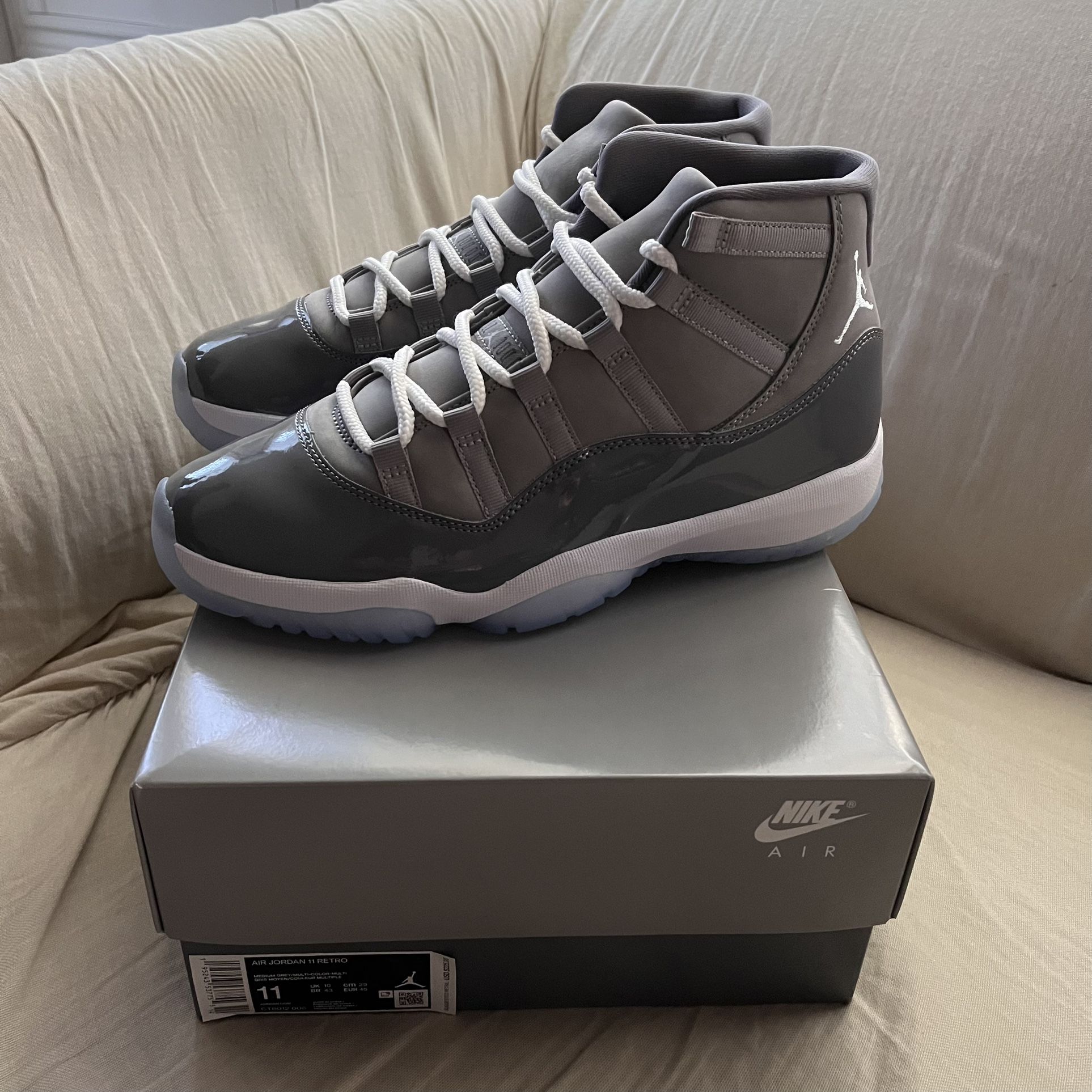 Air Jordan 11 Retro Cool Grey Gray New Size Price firm