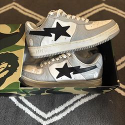 BAPESTA Low Grey Black