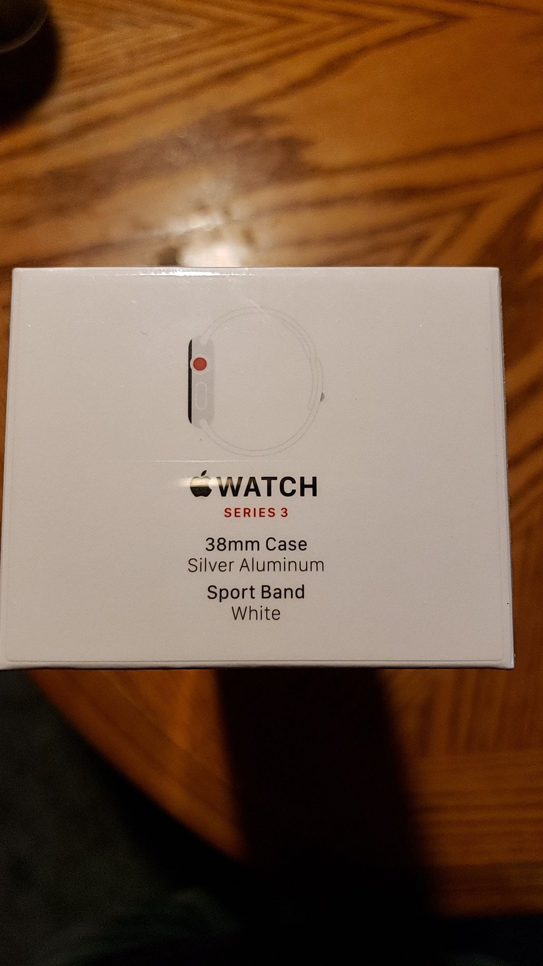 Unopened Apple Watch Series 3 38mm Cellular White