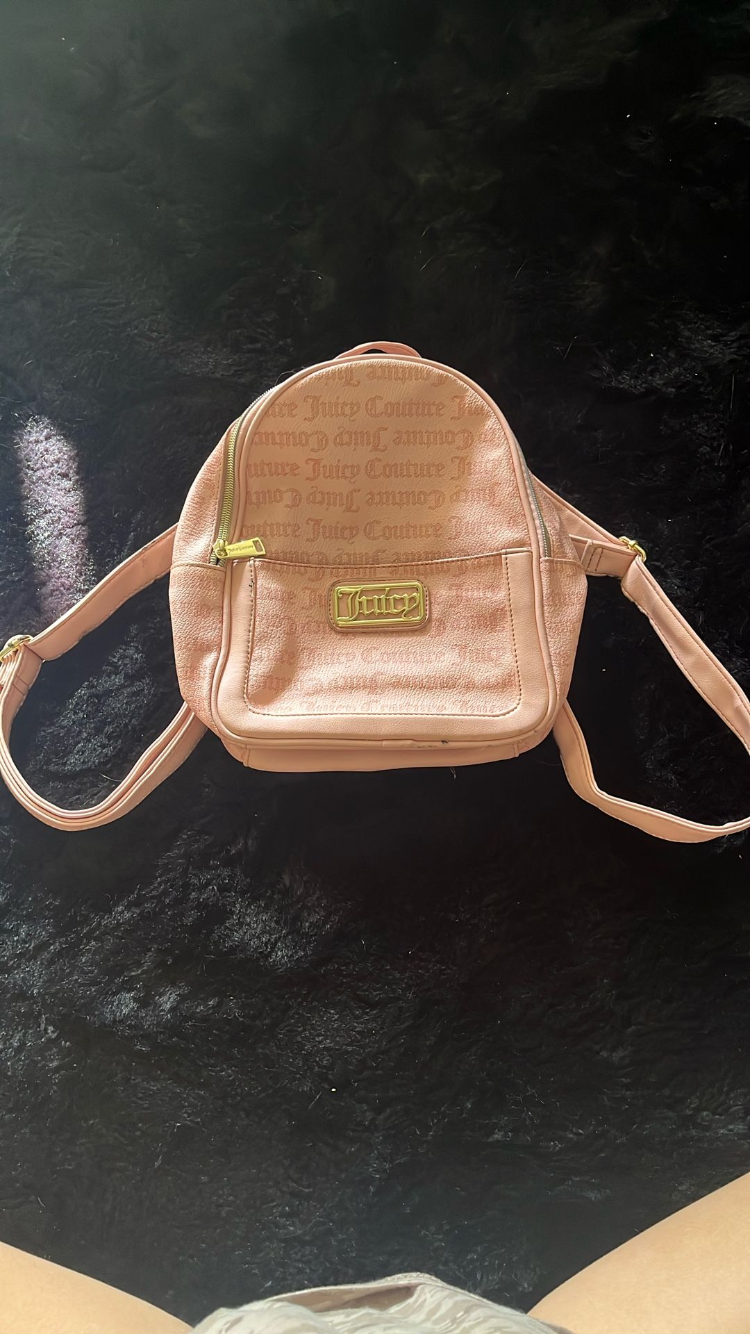 pink juicy couture backpack never used