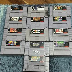 Super Nintendo Games $10-45 Each 