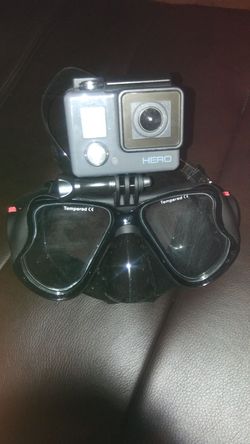 Ancheer scuba goggles + gopro hero