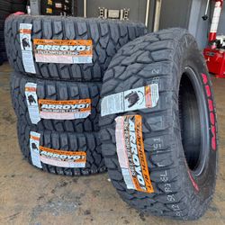 35x12.50R18LT Set Of 4 Arroyo R/T New Tires 