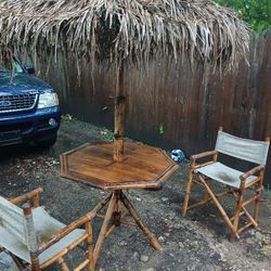 Bamboo Table And Chairs