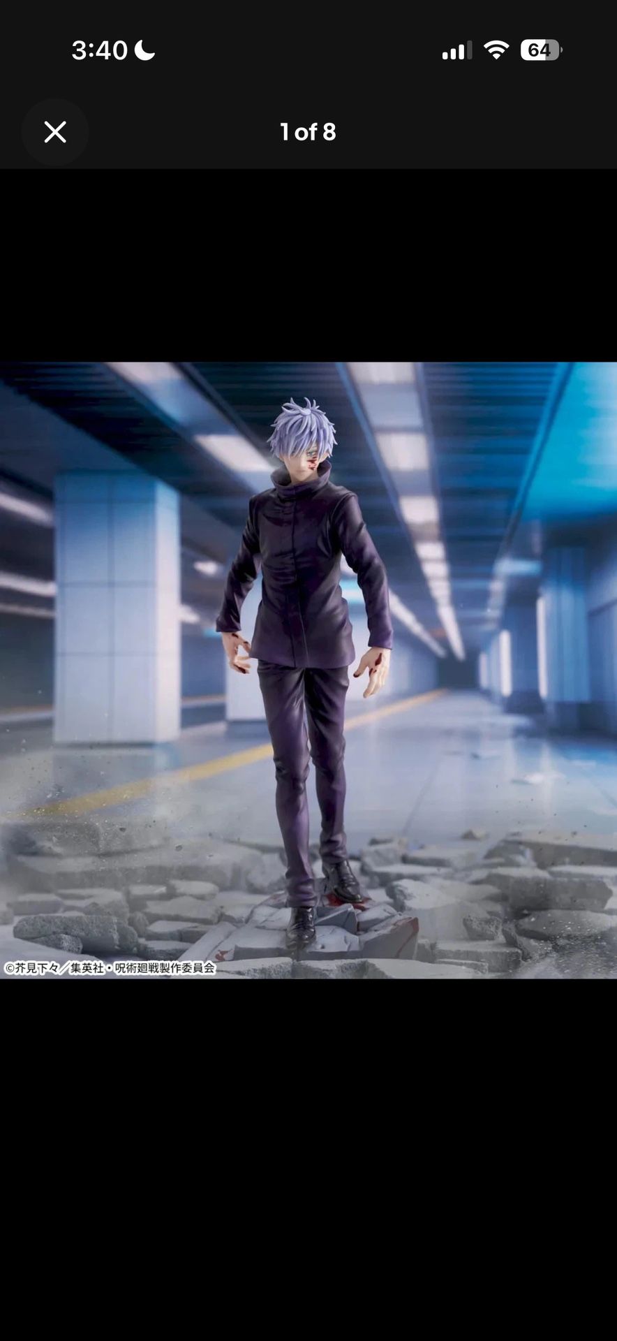 NEW Jujutsu Kaisen Luminasta Figure Satoru Gojo SEGA Toy Doll Anime Manga Figurine