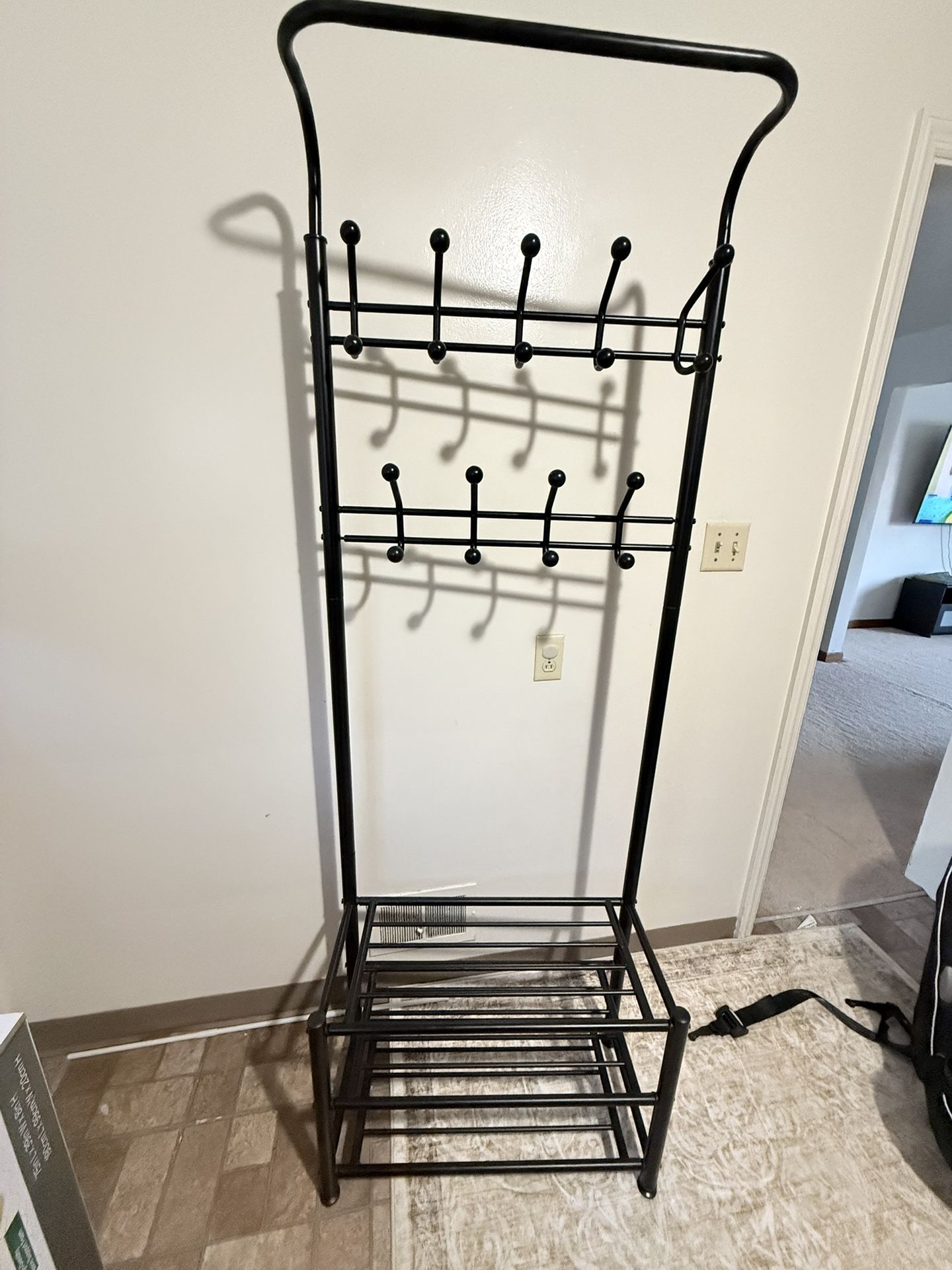 Shoes Rack With coat hunger