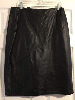 Liz Claiborne size 14 leather skirt