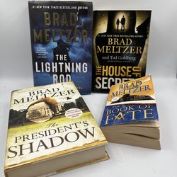 Brad Meltzer Set Of 4 Books Novels  Hardbacks 