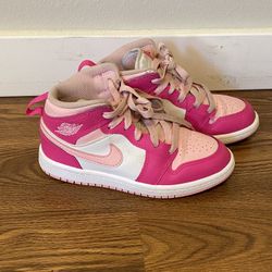 Nike Air Jordan Pink White Kids Size 13