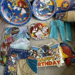 Sonic Party Supplies 