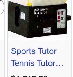 Tennis TUTOR 2 Machine