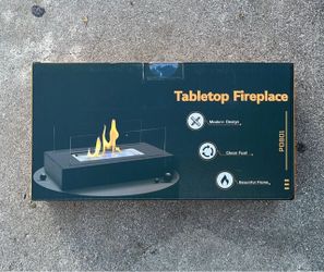 Tabletop Fireplace Clean Fuel Modern Design