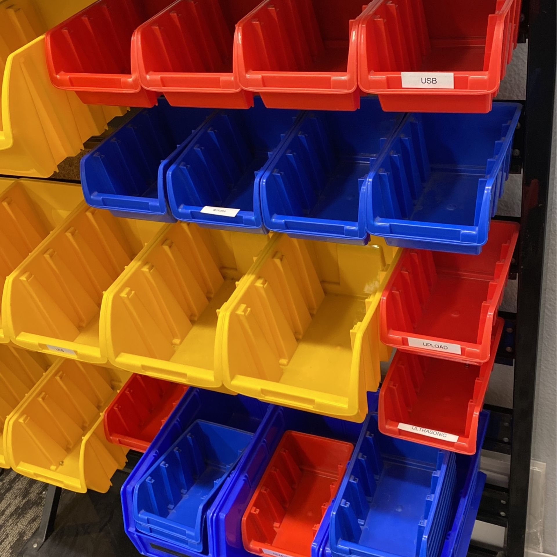 37x12x45” Small Parts Rack With Bins for Sale in San Diego, CA OfferUp