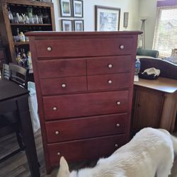 Free Chest Of Drawers Reddish Brown