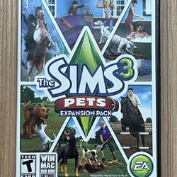 The Sims 3: Pets Expansion Pack (Limited Edition) PC Computer 2011 Win/Mac DVD-Room Software