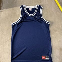 Vintage Navy blue Nike basketball jersey size Large