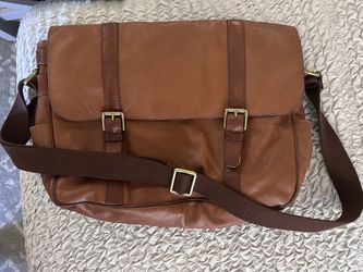 Fossil Leather Messenger Bag M/L