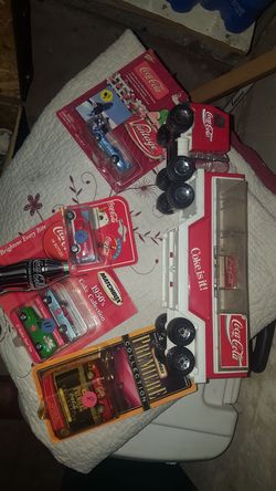 Coca cola cars and truck