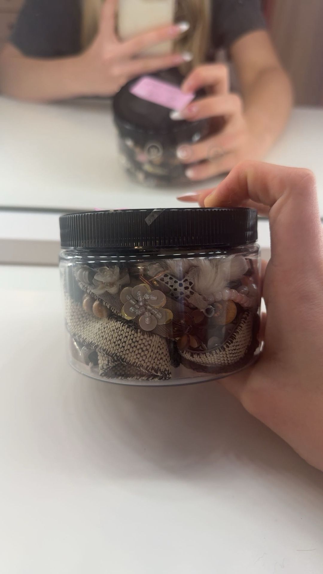 Mystery Jewelry Jar Vintage