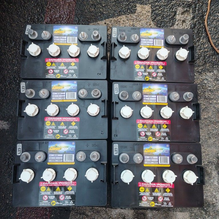 Sets(6) Of 8V Golf Cart Batteries
