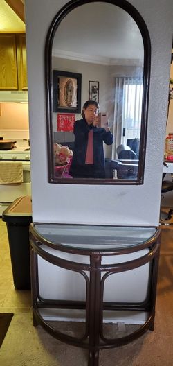 Haf moon Table With Mirror 