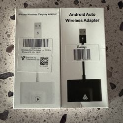 Wireless Apple CarPlay and Android Auto