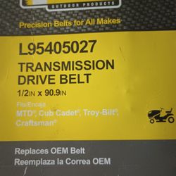 Sunbelt transmission Drive Belt 1/2in. X 90.9in.