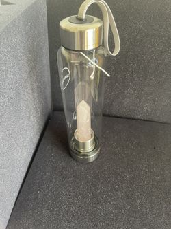 Crystal Quartz Water Bottle  New  