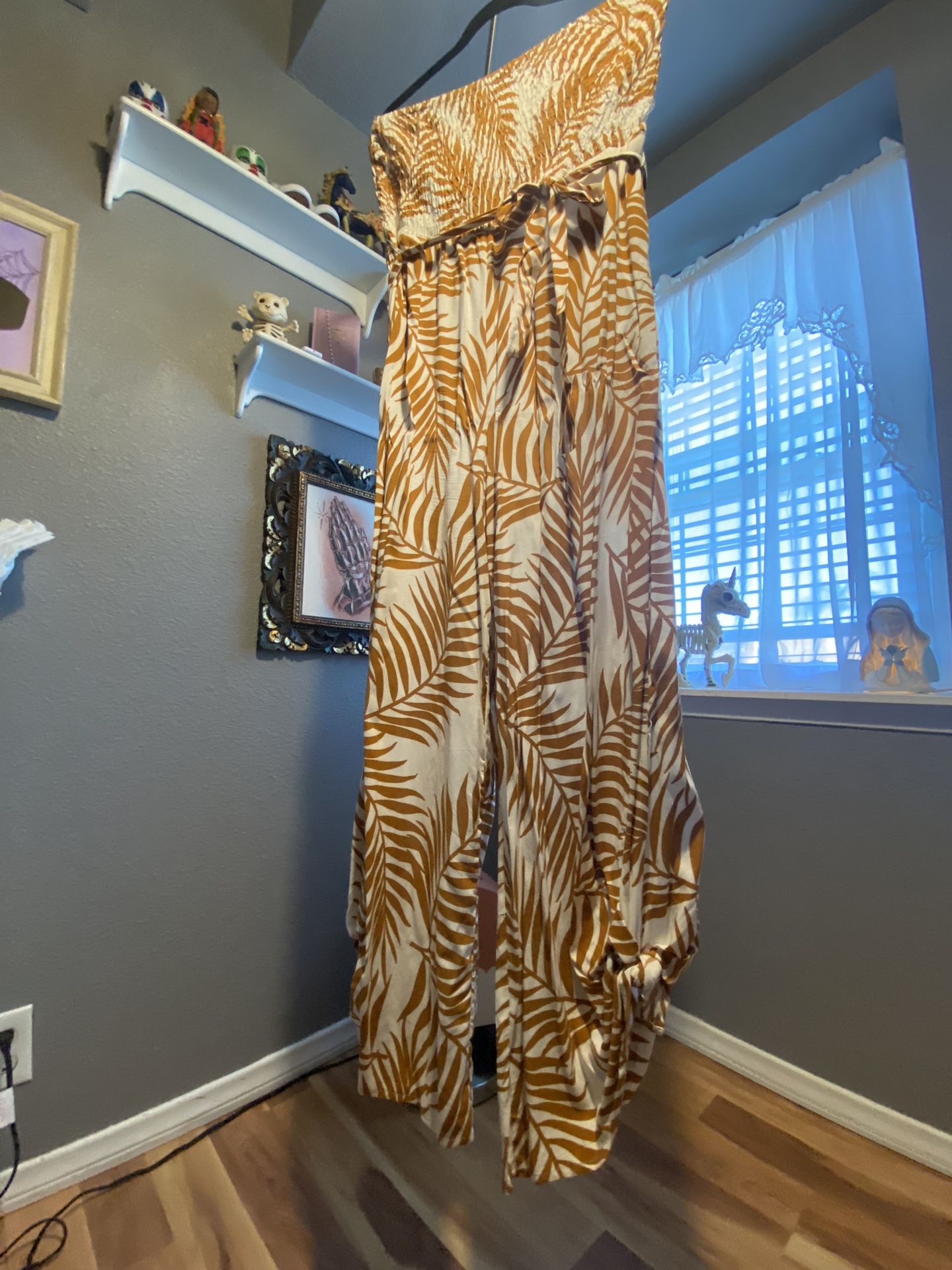 Brown Palm Leaf Jumper