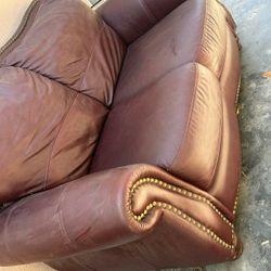 Leather Couch 