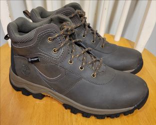 Timberland Junior Youth Maddsen Mid Hiker Waterproof Boots Brown Size 4.5 NEW